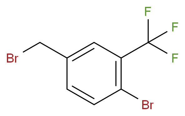 4-Bromo-3-(trifluoromethyl)benzyl bromide_Molecular_structure_CAS_)