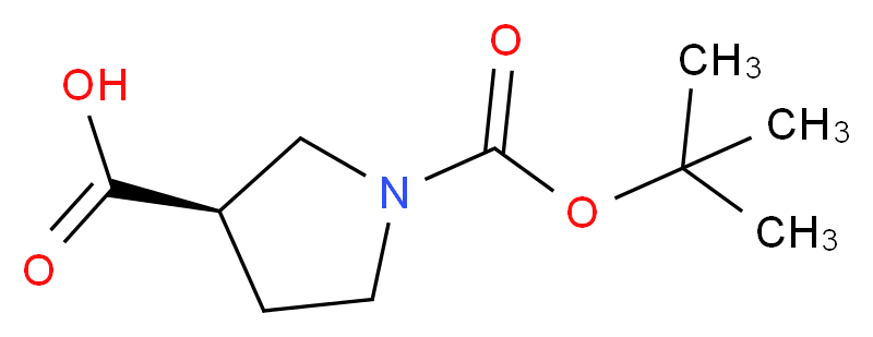 (R)-Pyrrolidine-1,3-dicarboxylic acid 1-tert-butyl ester_Molecular_structure_CAS_72925-16-7)
