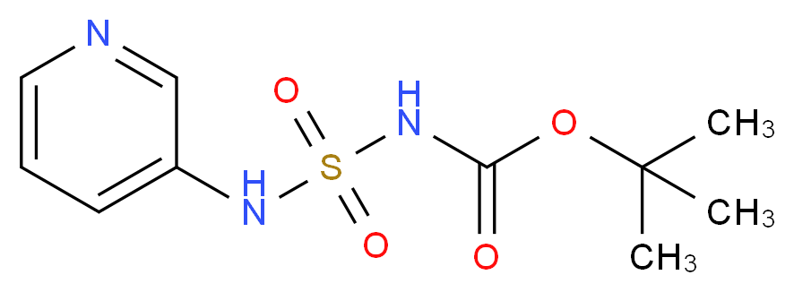 tert-Butyl 2,2-dioxo-3-(3-pyridinyl)-2lambda~6~-diazathiane-1-carboxylate_Molecular_structure_CAS_)