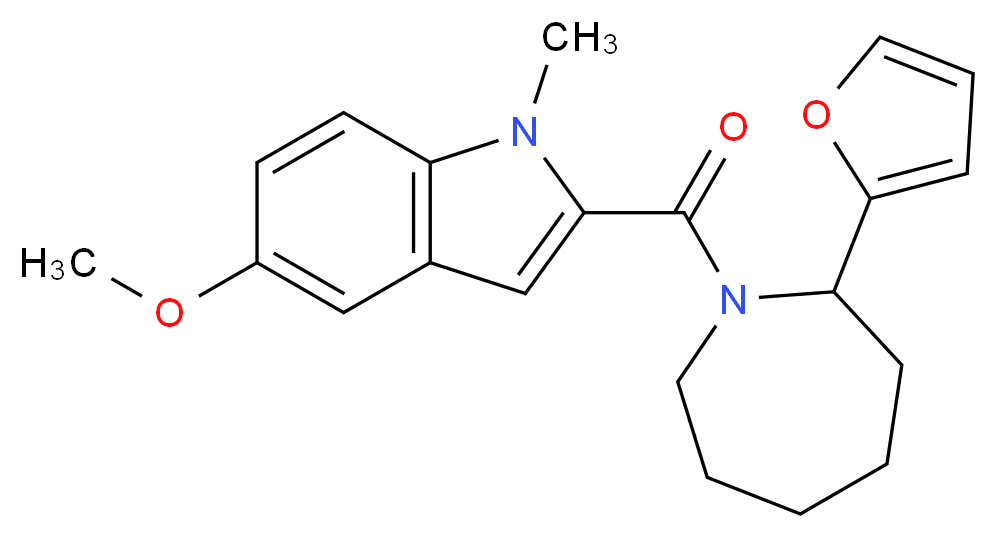 2-{[2-(2-furyl)azepan-1-yl]carbonyl}-5-methoxy-1-methyl-1H-indole_Molecular_structure_CAS_)