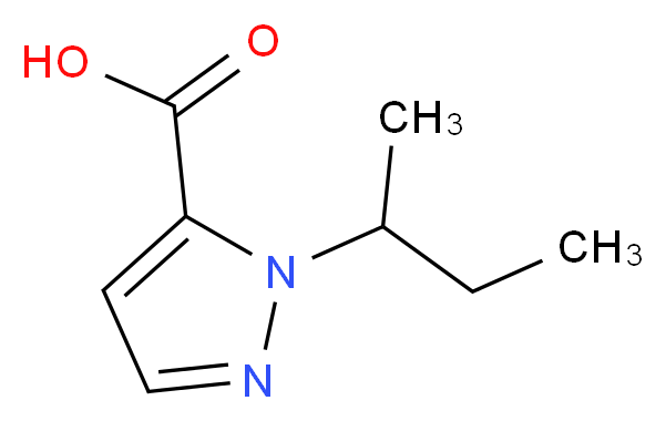 1-(butan-2-yl)-1H-pyrazole-5-carboxylic acid_Molecular_structure_CAS_)