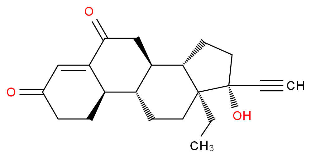 6-Oxo Norgestrel_Molecular_structure_CAS_)