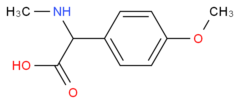 (4-Methoxyphenyl)(methylamino)acetic acid_Molecular_structure_CAS_91012-98-5)