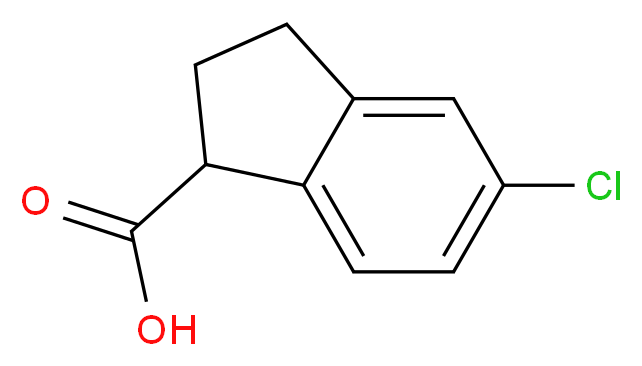 5-CHLORO-2,3-DIHYDRO-1H-INDENE-1-CARBOXYLIC ACID_Molecular_structure_CAS_66041-26-7)