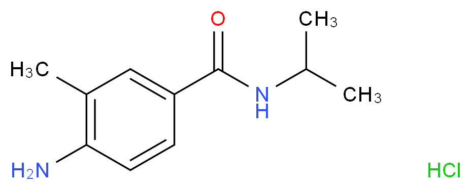 4-amino-3-methyl-N-(propan-2-yl)benzamide hydrochloride_Molecular_structure_CAS_)