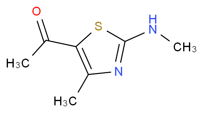 1-(4-METHYL-2-(METHYLAMINO)THIAZOL-5-YL)ETHANONE_Molecular_structure_CAS_94284-66-9)