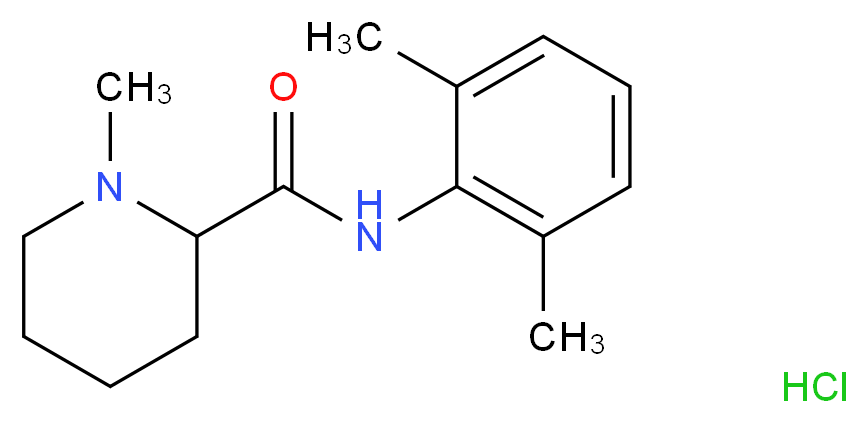 Mepivacaine HCl_Molecular_structure_CAS_1722-62-9)