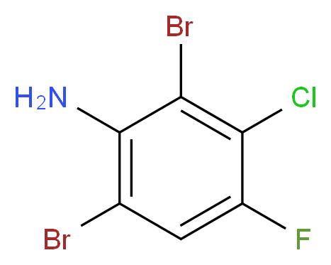 3-Chloro-2,6-dibromo-4-fluoroaniline_Molecular_structure_CAS_175135-09-8)
