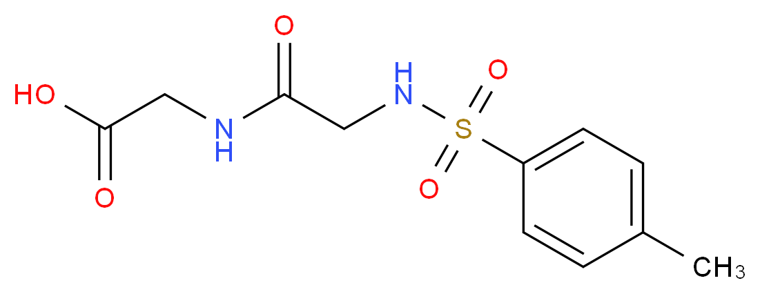 [({[(4-methylphenyl)sulfonyl]amino}acetyl)amino]acetic acid_Molecular_structure_CAS_4703-34-8)