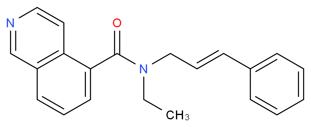 N-ethyl-N-[(2E)-3-phenylprop-2-en-1-yl]isoquinoline-5-carboxamide_Molecular_structure_CAS_)