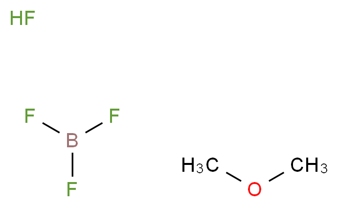 Tetrafluoroboric acid dimethyl ether complex (1:1 mole complex)_Molecular_structure_CAS_67969-83-9)