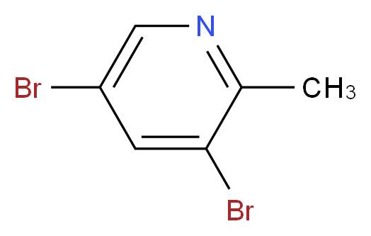 3,5-Dibromo-2-methylpyridine_Molecular_structure_CAS_38749-87-0)