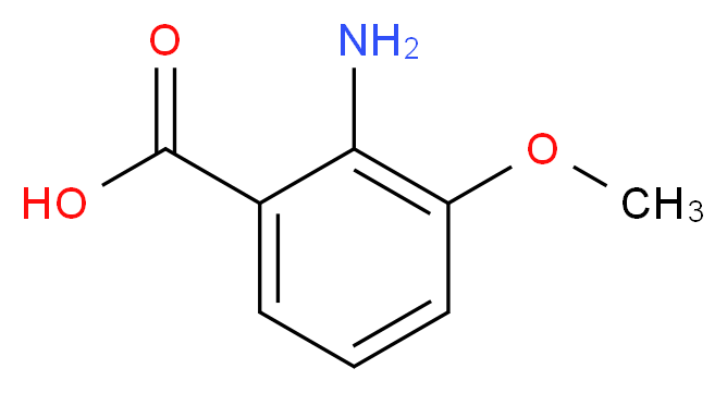 2-Amino-3-methoxybenzoic acid_Molecular_structure_CAS_3177-80-8)