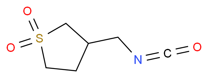 3-(Isocyanatomethyl)tetrahydrothiophene 1,1-dioxide_Molecular_structure_CAS_28800-41-1)