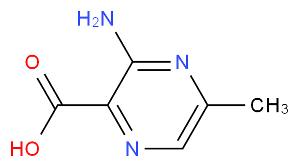 3-Amino-5-methylpyrazine-2-carboxylic acid_Molecular_structure_CAS_6761-50-8)