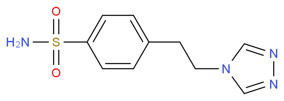 4-[2-(4H-1,2,4-triazol-4-yl)ethyl]benzenesulfonamide_Molecular_structure_CAS_)