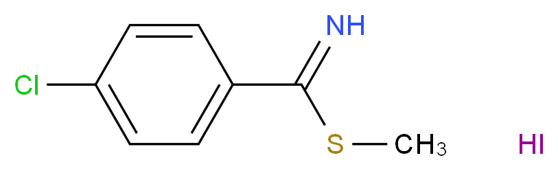 methyl 4-chlorobenzene-1-carboximidothioate hydroiodide_Molecular_structure_CAS_62925-87-5)