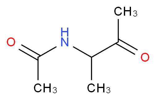 N-(1-Methyl-2-oxo-propyl)-acetamide_Molecular_structure_CAS_6628-81-5)