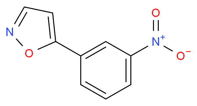 5-(3-Nitrophenyl)isoxazole_Molecular_structure_CAS_)