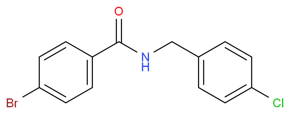 4-Bromo-N-(4-chlorobenzyl)benzamide_Molecular_structure_CAS_446855-39-6)