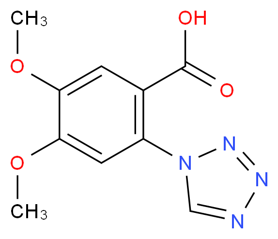 4,5-Dimethoxy-2-tetrazol-1-yl-benzoic acid_Molecular_structure_CAS_)