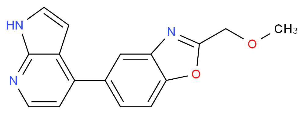 2-(methoxymethyl)-5-(1H-pyrrolo[2,3-b]pyridin-4-yl)-1,3-benzoxazole_Molecular_structure_CAS_)