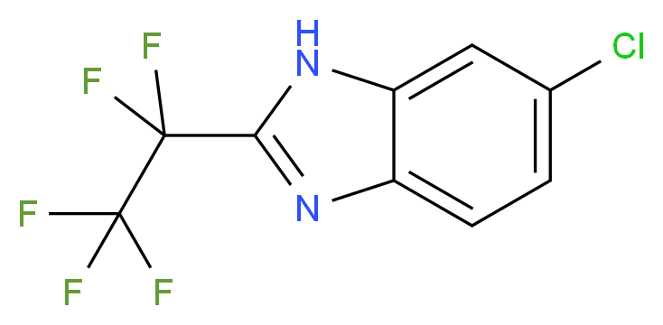 6-chloro-2-(perfluoroethyl)benzimidazole_Molecular_structure_CAS_58457-67-3)