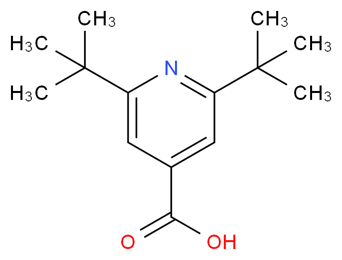 2,6-Bis(tert-butyl)isonicotinic acid_Molecular_structure_CAS_191478-92-9)