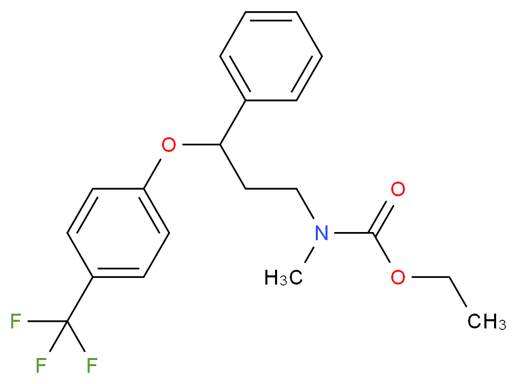 Ethyl Methyl(3-phenyl-3-(4-(trifluoroMethyl)phenoxy)propyl)carbaMate_Molecular_structure_CAS_204704-95-0)