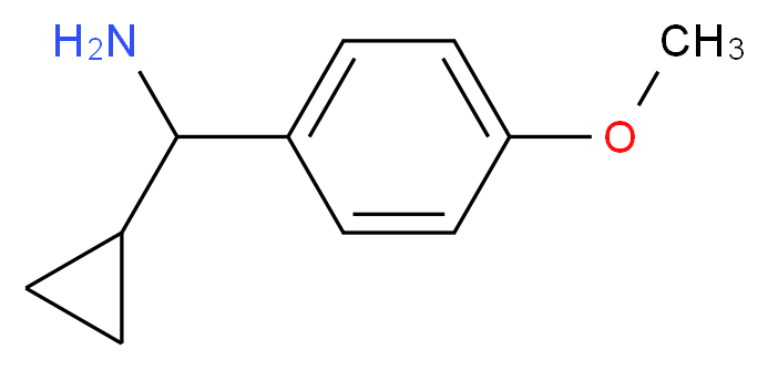 1-cyclopropyl-1-(4-methoxyphenyl)methanamine_Molecular_structure_CAS_54398-65-1)