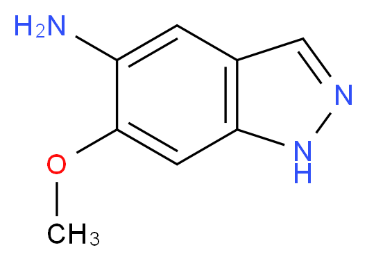 6-Methoxy-1H-indazol-5-amine_Molecular_structure_CAS_749223-61-8)