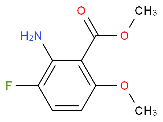 methyl 2-amino-3-fluoro-6-methoxybenzoate_Molecular_structure_CAS_)