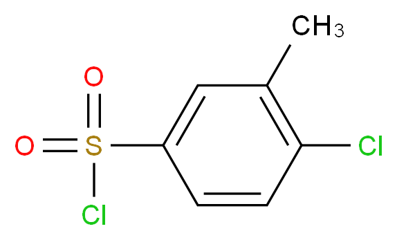 4-Chloro-3-methylbenzenesulfonyl chloride_Molecular_structure_CAS_6291-02-7)
