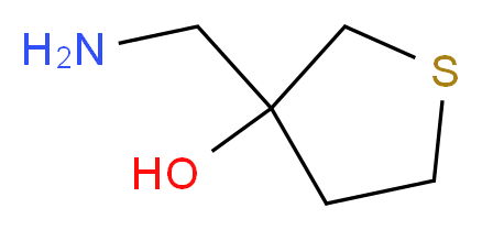 3-(aminomethyl)thiolan-3-ol_Molecular_structure_CAS_)