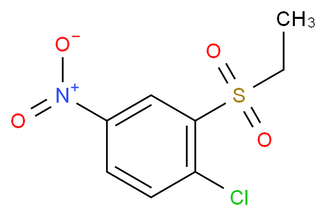 1-chloro-2-(ethanesulfonyl)-4-nitrobenzene_Molecular_structure_CAS_)