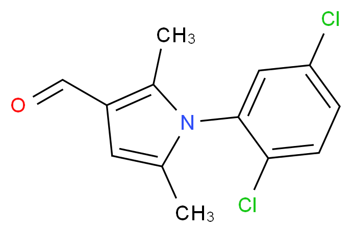 1-(2,5-Dichloro-phenyl)-2,5-dimethyl-1H-pyrrole-3-carbaldehyde_Molecular_structure_CAS_568543-96-4)