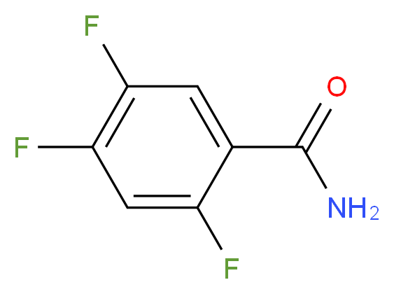 2,4,5-Trifluorobenzamide_Molecular_structure_CAS_98349-23-6)