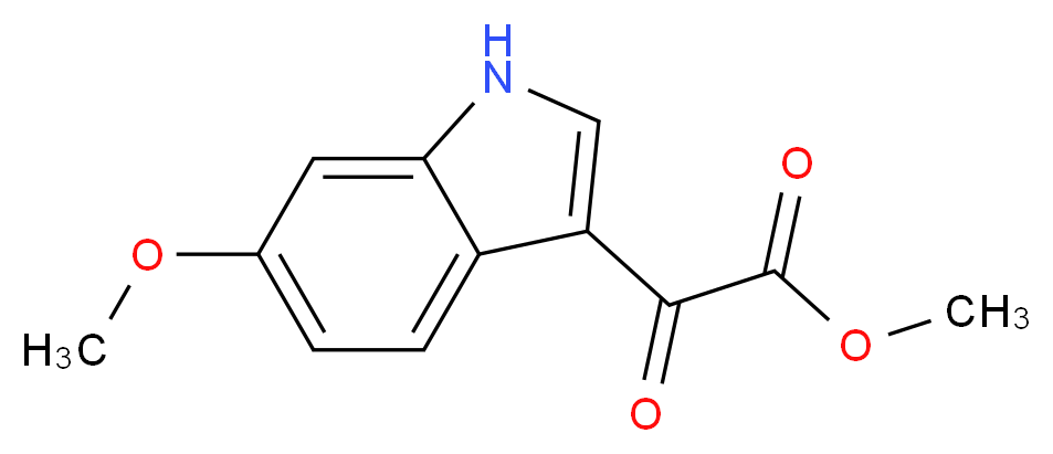 METHYL 2-(6-METHOXY-1H-INDOL-3-YL)-2-OXOACETATE_Molecular_structure_CAS_408354-40-5)