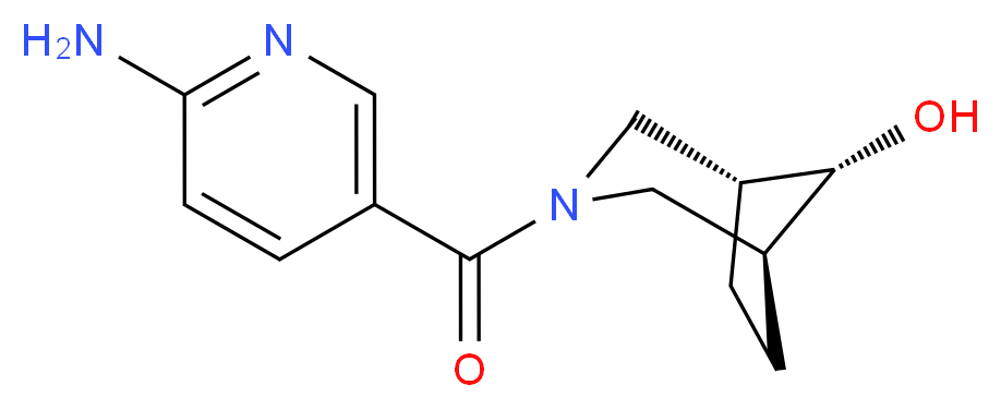 (8-syn)-3-[(6-aminopyridin-3-yl)carbonyl]-3-azabicyclo[3.2.1]octan-8-ol_Molecular_structure_CAS_)