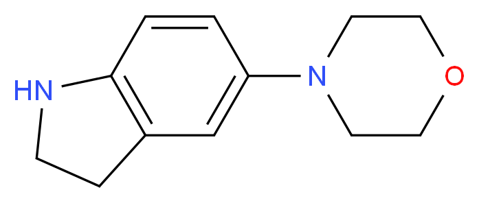 4-(Indolin-5-yl)morpholine_Molecular_structure_CAS_959238-58-5)
