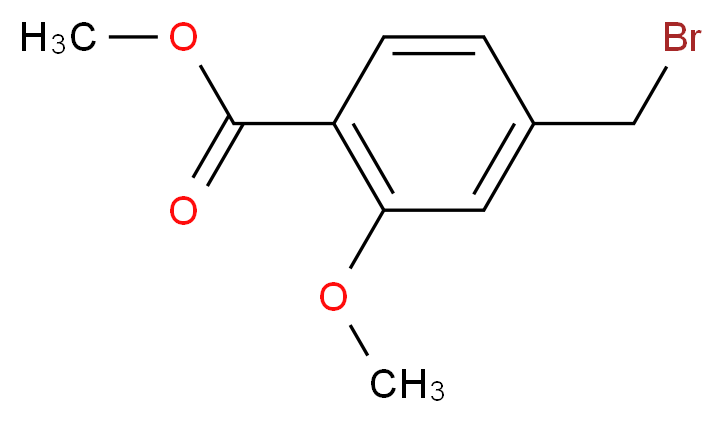methyl 4-(bromomethyl)-2-methoxybenzoate_Molecular_structure_CAS_)