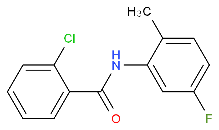 2-Chloro-N-(5-fluoro-2-methylphenyl)benzamide_Molecular_structure_CAS_527741-50-0)