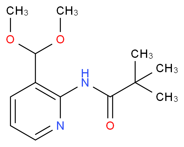 N-(3-Dimethoxymethyl-pyridin-2-yl)-2,2-dimethyl-propionamide_Molecular_structure_CAS_824429-53-0)