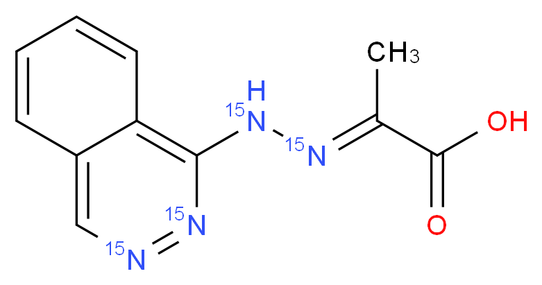 Hydralazine-15N4 Pyruvic Acid Hydrazone_Molecular_structure_CAS_)