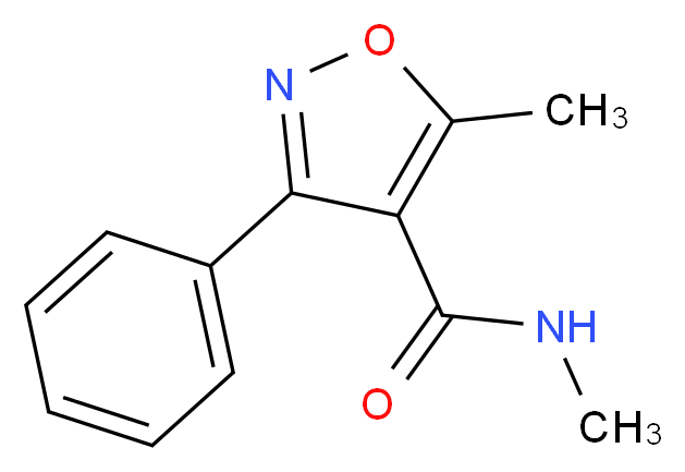 N,5-Dimethyl-3-phenyl-4-isoxazolecarboxamide_Molecular_structure_CAS_60986-88-1)
