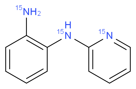 N-(2-Pyridinyl)-1,2-benzenediamine-15N3_Molecular_structure_CAS_)