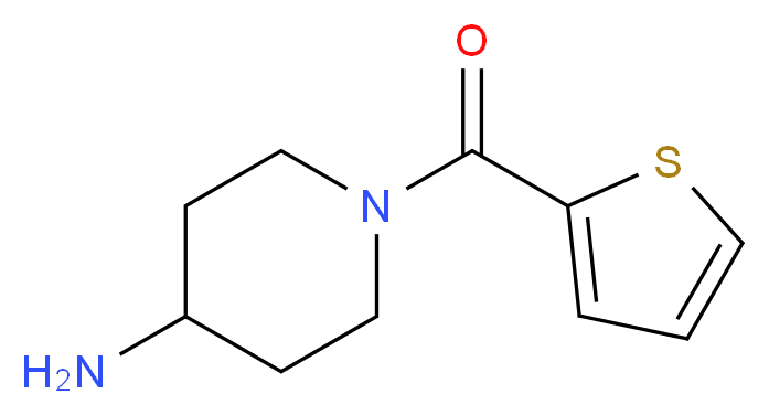 1-(Thien-2-ylcarbonyl)piperidin-4-amine_Molecular_structure_CAS_886497-83-2)