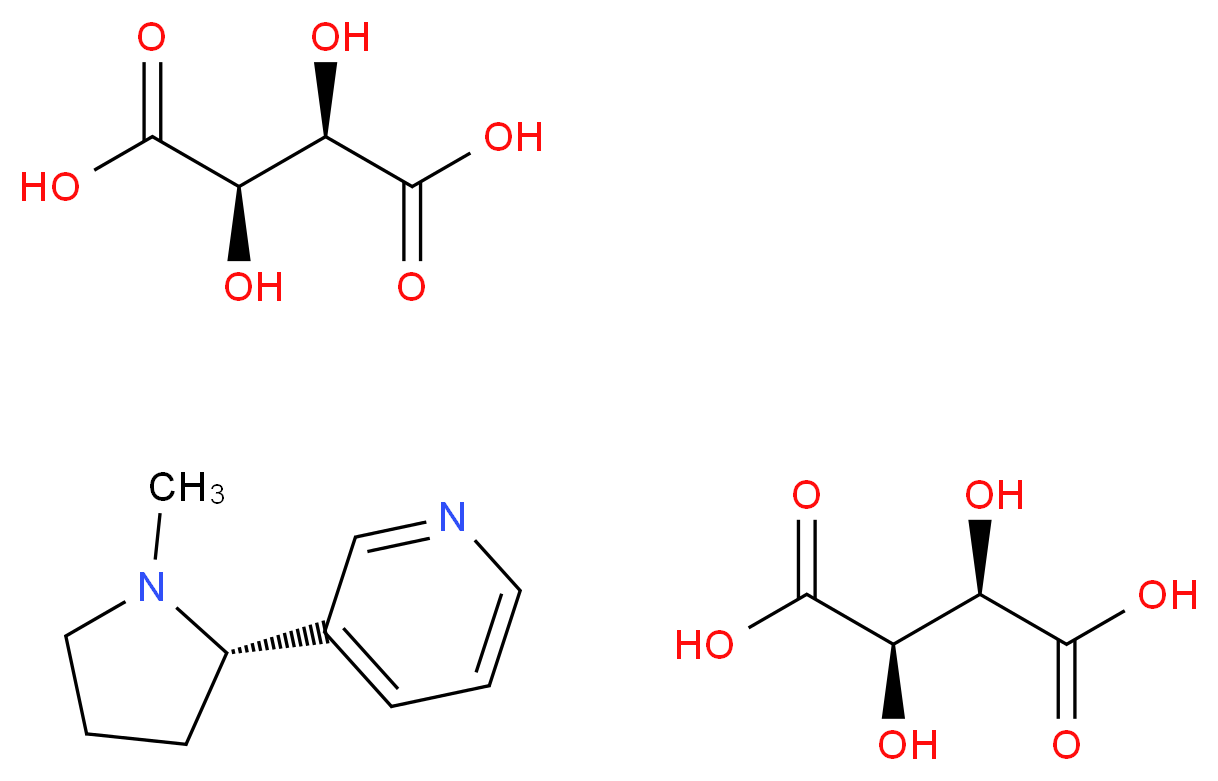 (-)-Nicotine hydrogen tartrate salt_Molecular_structure_CAS_65-31-6)