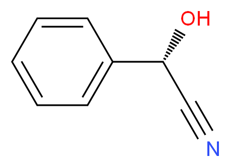 (S)-HYDROXY(PHENYL)ACETONITRILE_Molecular_structure_CAS_)