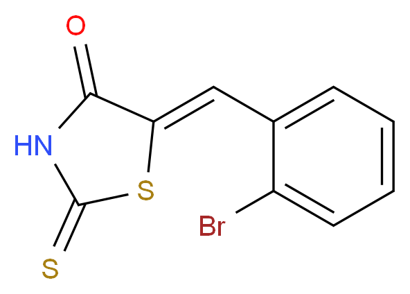 (5Z)-5-(2-bromobenzylidene)-2-thioxo-1,3-thiazolidin-4-one_Molecular_structure_CAS_5503-75-3)